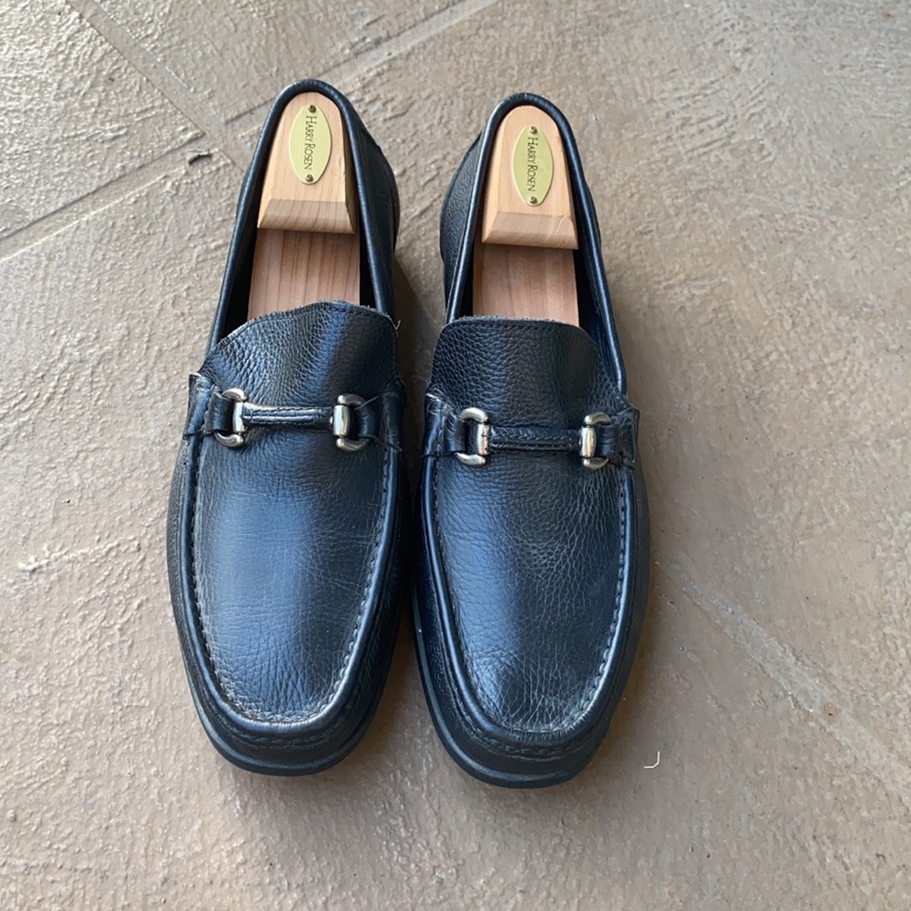 MENS FLORSHEIM BLACK LOAFERS SIZE 12🖤👞👟 - Picture 3 of 3